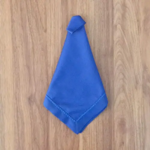 Guardanapo Azul Royal Bordado Tipo Ajour