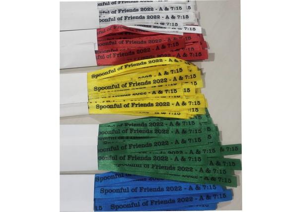 100 Fitinhas Personalizadas de Tafetá 1cm x 35cm