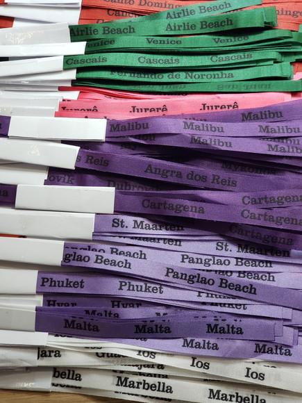 250 Fitinhas Personalizadas de Tafetá 1cm x 35cm