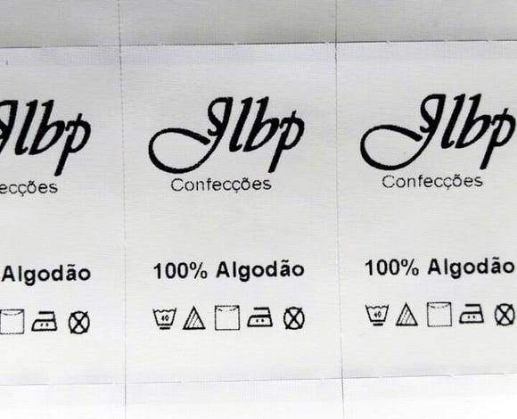 1000 Etiquetas de Composição Nylon Resina