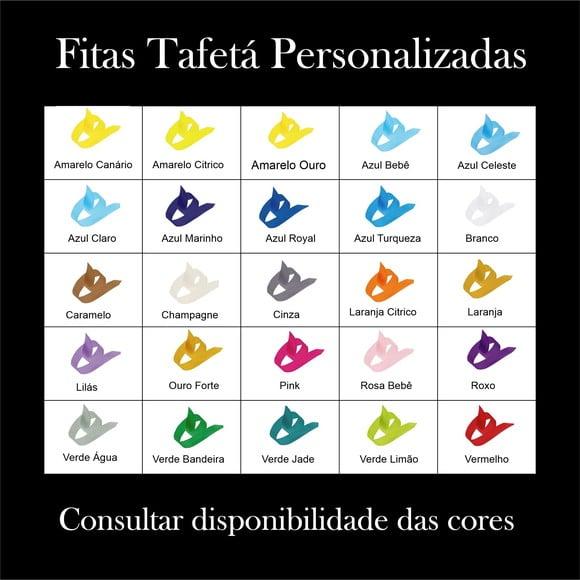 1000 Fitinhas Personalizadas de Tafetá 1cm