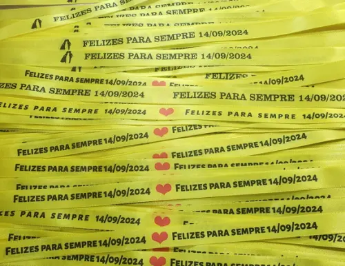 250 Fitinhas Personalizadas de Tafetá 1cm x 35cm