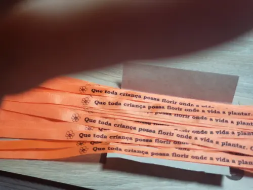 400 Fitinhas Personalizadas de Tafetá 1cm x 35cm