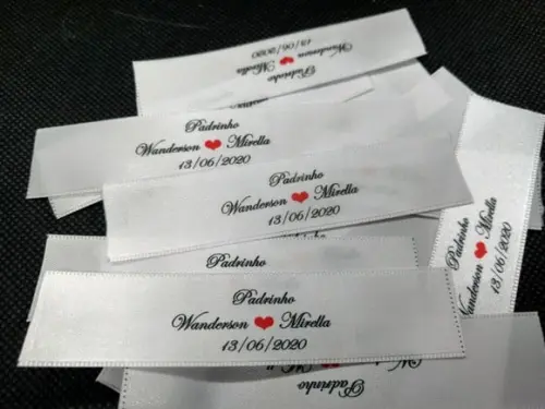 18 Etiquetas Personalizadas para Gravatas 2,2 cm