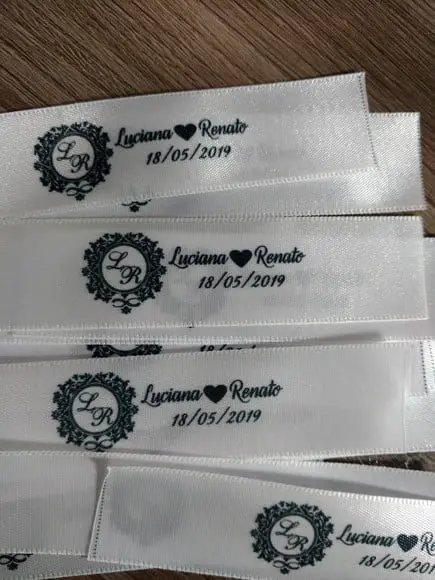 20 Etiquetas Personalizadas para Gravatas 2,2 cm