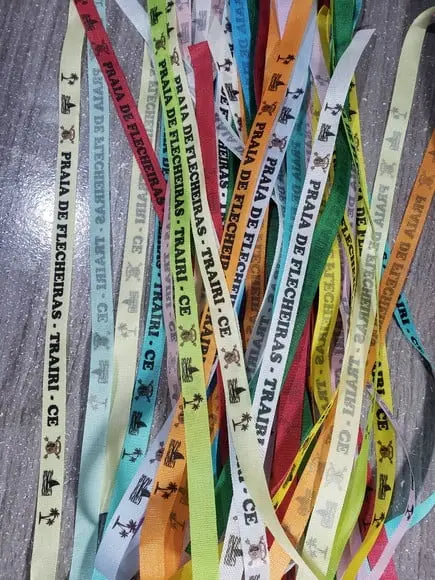200 Fitinhas Tafetá Personalizadas 1 cm