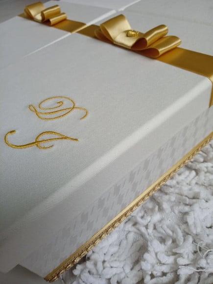 Caixa convite padrinhos de casamento