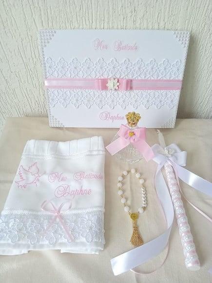 Kit Meu Batizado Rosa