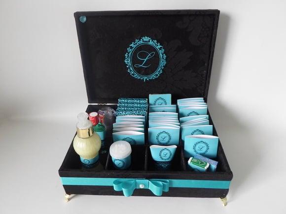 Kit Toalete Feminino Azul Tiffany