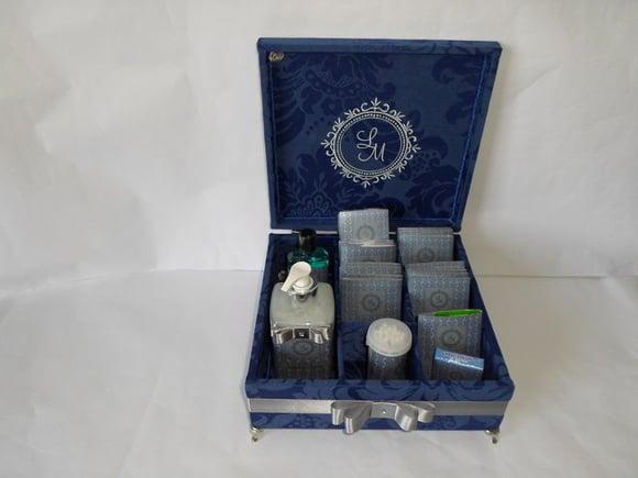 KIT TOILLET 15 ANOS MARINHO E PRATA