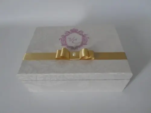 Caixa convite padrinhos casamento