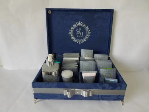 KIT TOILLET 15 ANOS MARINHO E PRATA