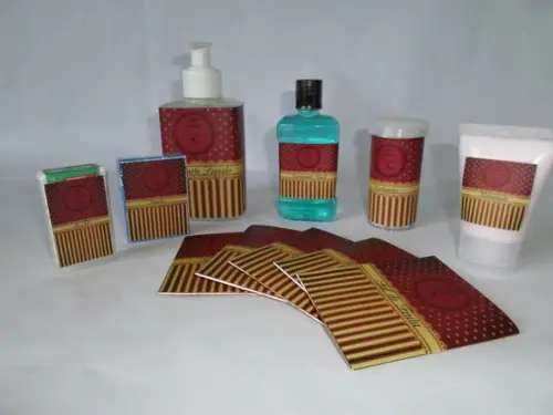 Kit toalete personalizado caixas e produtos tema Los Angeles
