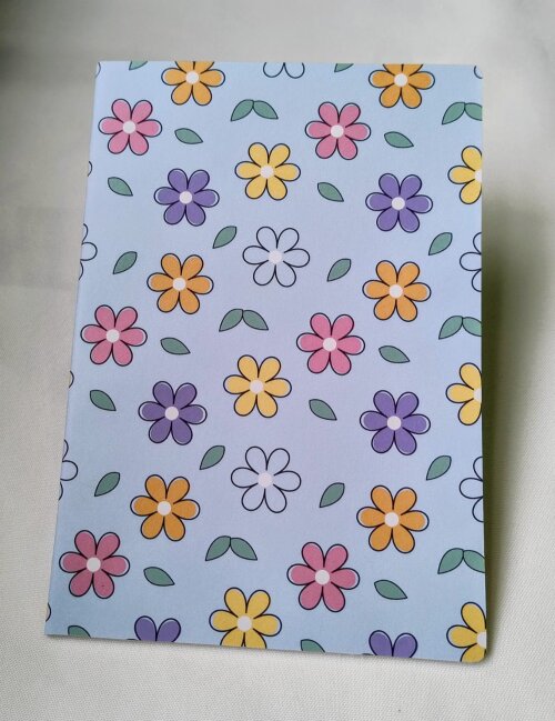 Kit 5 Cadernos Brochura Grampeado 20cm x 14cm 40 páginas