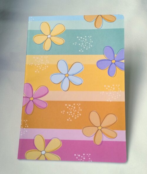 Kit 5 Cadernos Brochura Grampeado 20cm x 14cm 40 páginas