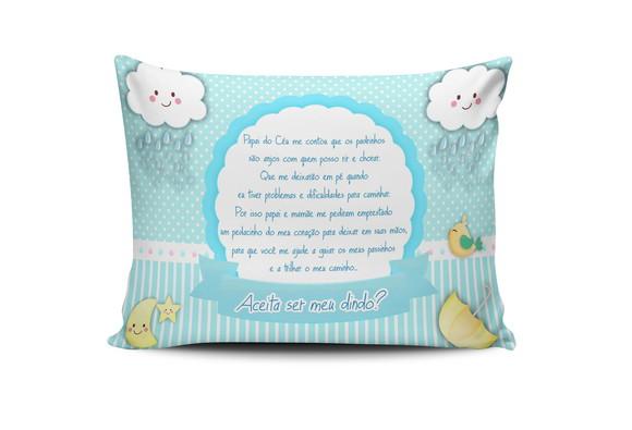 Almofada chuva de amor menino