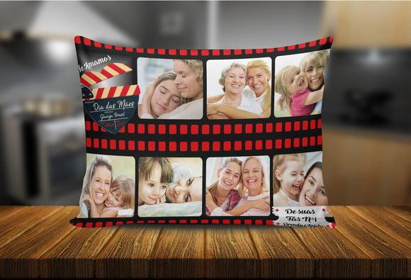 Almofada Mãe com Foto Melhores Momentos