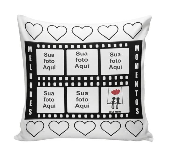 Almofada Momentos Amor c/ Foto 30x30cm