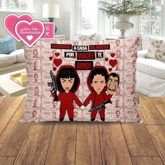 Almofada Namorados la casa de papel por você