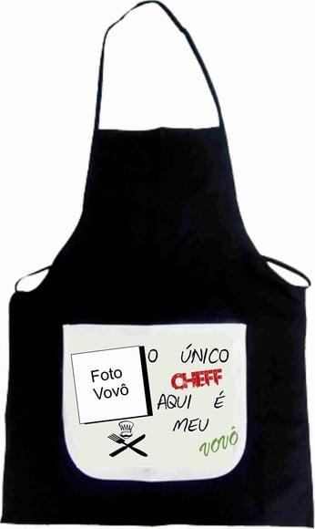 Avental Personalizado com Foto Vovô Avô