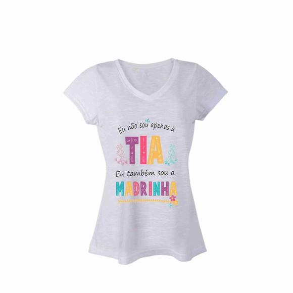 blusa feminina madrinha tia não sou apenas a tia t shirt P