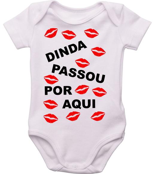 Body bebê Dinda Passou Por Aqui