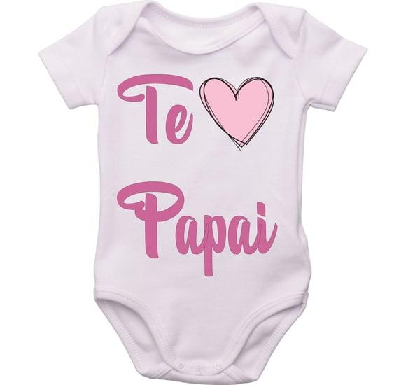 Body Bebê Personalizado Te Amo Papai