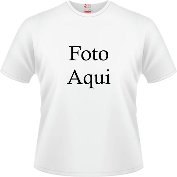 Camiseta personalizada com foto exclusiva
