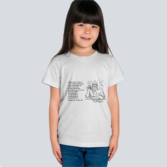 Camiseta Pinte Lave Infantil Bíblica