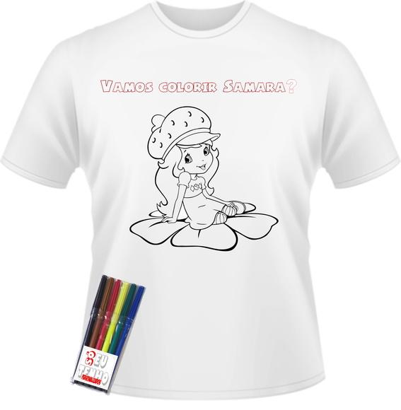 Camiseta Pinte Lave Lembrancinha Dia das Crianças