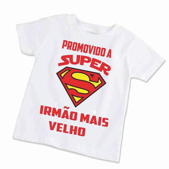 Camiseta promovido a irmão mais velho