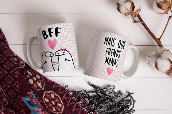 Caneca Amizade Personalizada Caneca Amizade Meme Melhores Bf