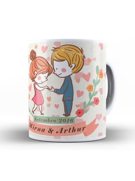 CANECA ANIVERSÁRIO CASAL