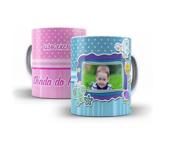 Caneca Batismo convite padrinhos de batismo Foto bebê foto