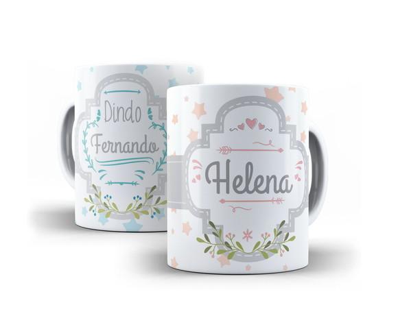 Caneca Batizado caneca padrinhos batismo convite dindos