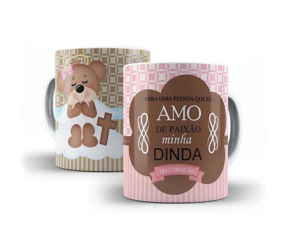 Caneca Batizado Lembrança Padrinhos Batismo Personalizada