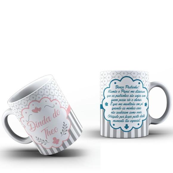 Caneca Batizado Padrinhos Batismo Presente Batismo Lembrança