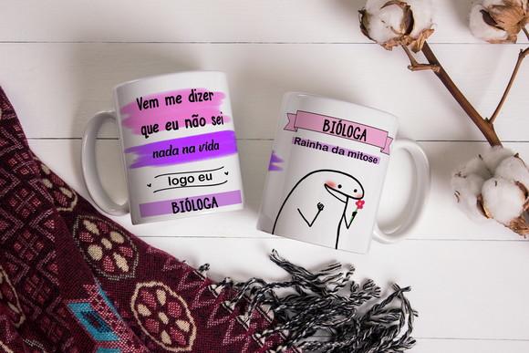 Caneca Bióloga Bióloga Caneca Profissão Bióloga Meme Flork
