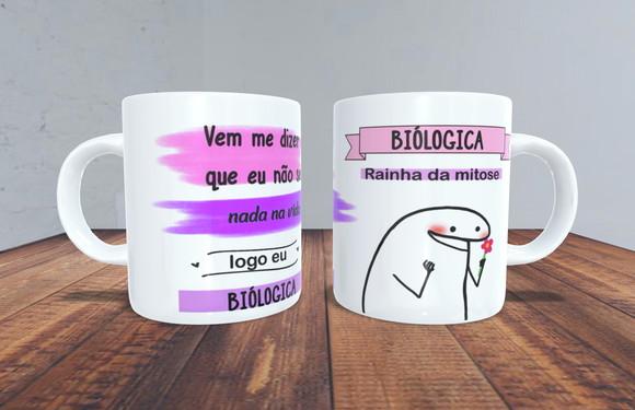 Caneca Bióloga Bióloga Caneca Profissão Bióloga Meme Flork