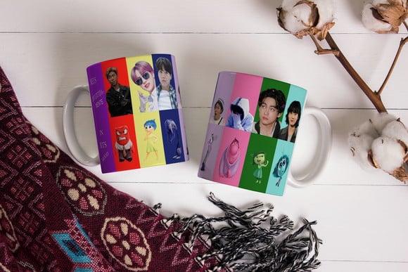 Caneca Bts Army Kpop K-pop Integrantes Corea