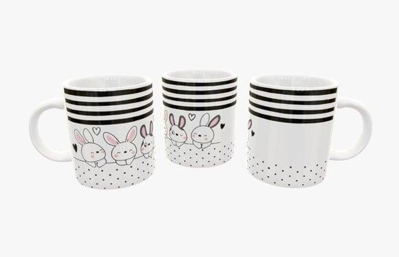 Caneca coelhinh cute lembrança de Páscoa lembrancinha Páscoa