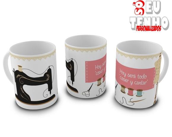 Caneca da Costureira Profissões