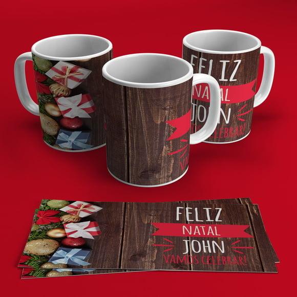 Caneca de Natal Personalizada
