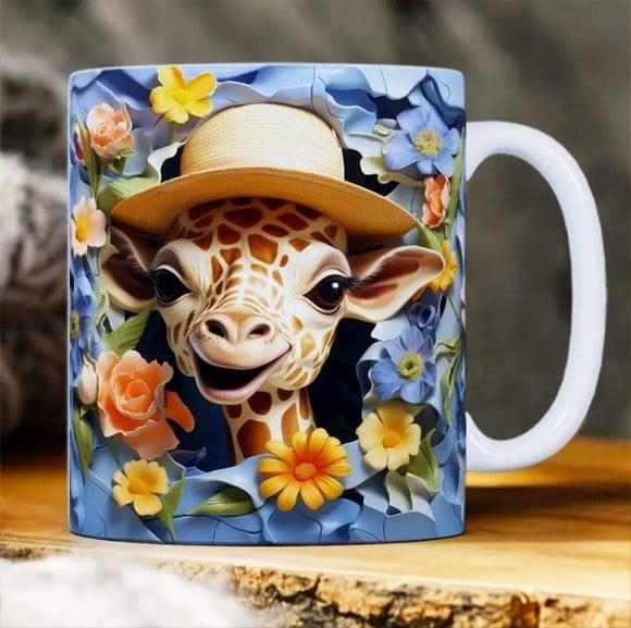 Caneca de Cerâmica Personalizada Estampa 3d Personalizada