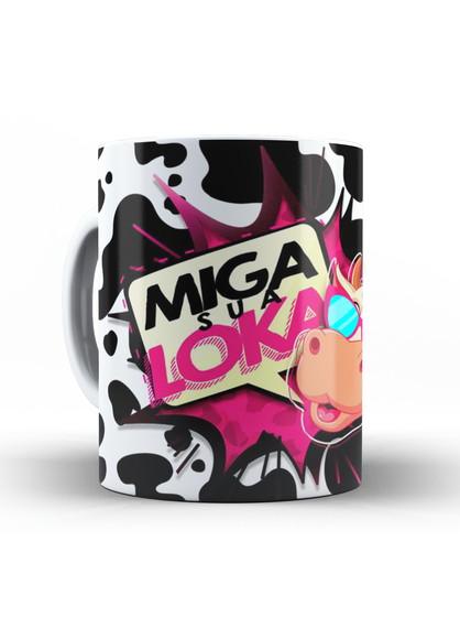 Caneca de Cerâmica Miga Sua Loka Caneca Amiga Lembrancinha