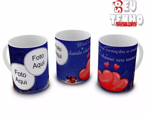 Caneca de Natal Personalizada com foto