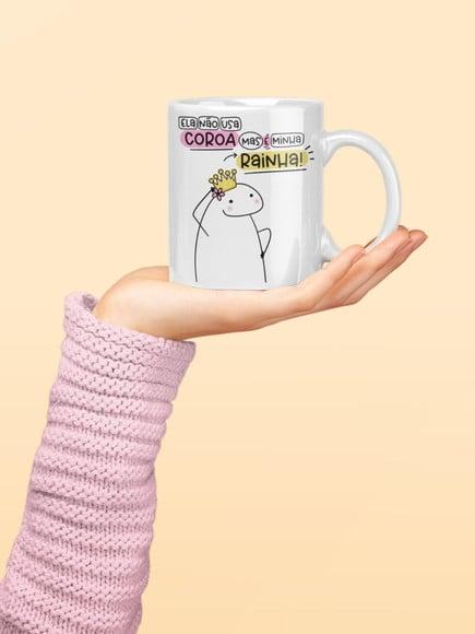 Caneca Ela Não Usa Coroa Mas É Rainha Caneca Feliz Mamãeeeee