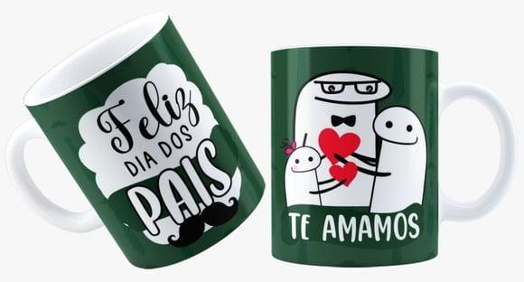 Caneca Feliz Dia Dos Pais Papai Caneca Meme Te Amamos Pai