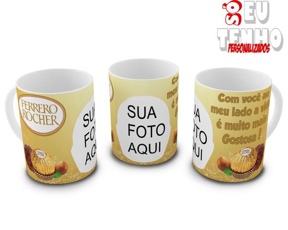 Caneca Ferrero Rocher com foto