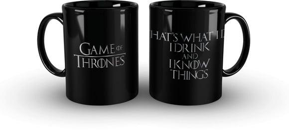 Caneca GOT Game of thrones GOT Know Things
